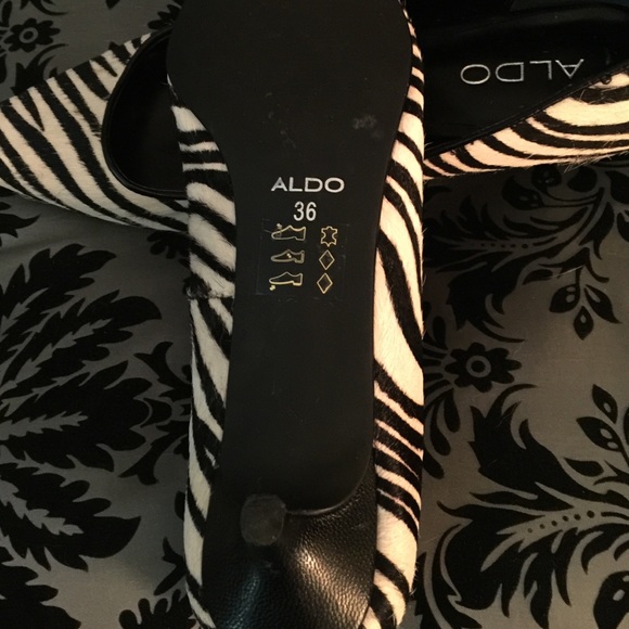 COPY - ALDO zebra prints flats with small heel. 1… - Picture 3 of 3